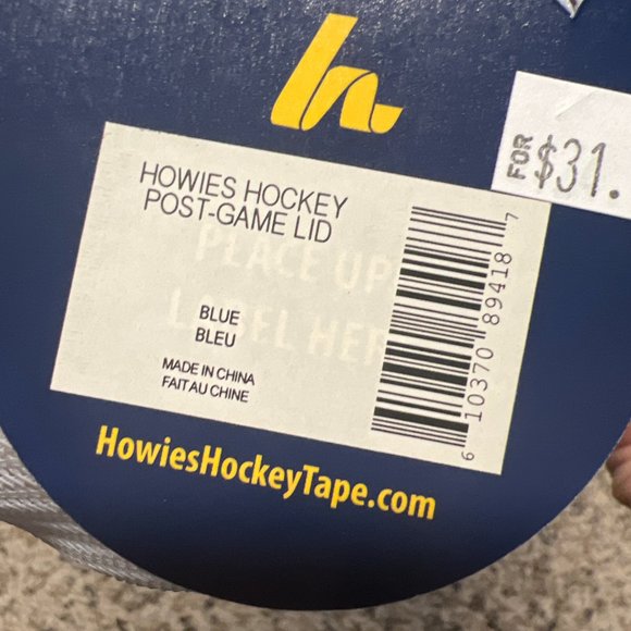 Howies Hockey Post Game Snapback Lid - Sky Blue/Navy - Picture 8 of 9